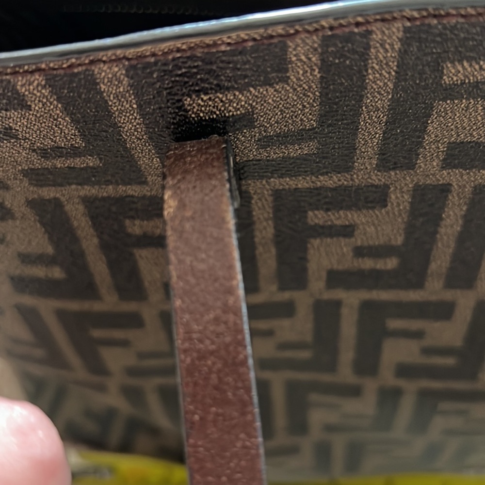 Large Fendi zucca Roll Tote - Picture 8 of 12